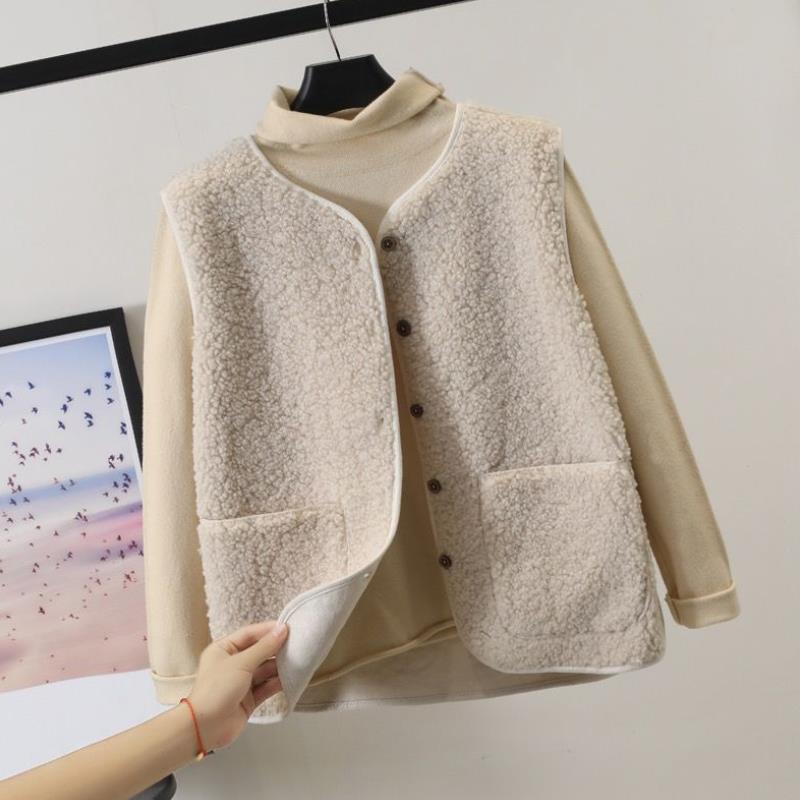 Emma | Cozy Short Teddy Vest for Women