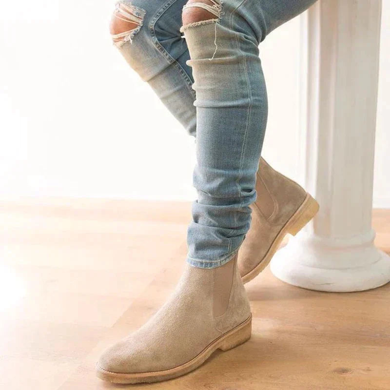James | Men's Suede Chelsea Boots