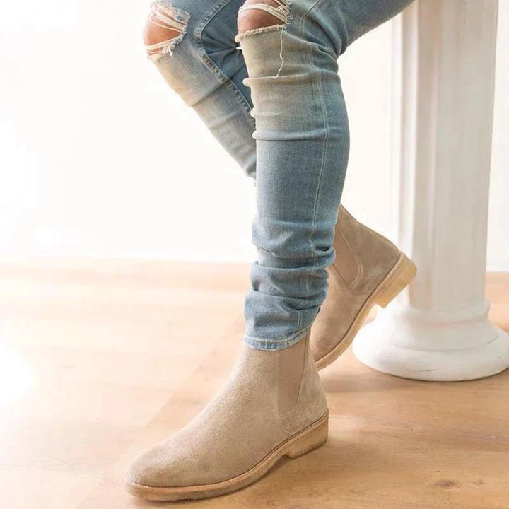James | Men's Suede Chelsea Boots