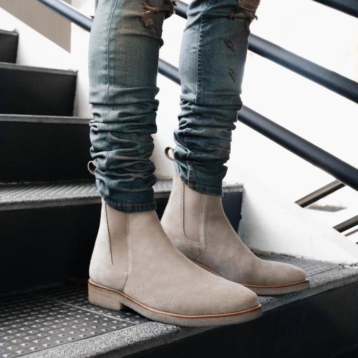 James | Men's Suede Chelsea Boots