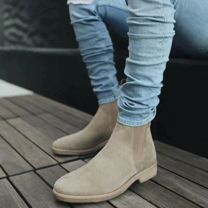 James | Men's Suede Chelsea Boots