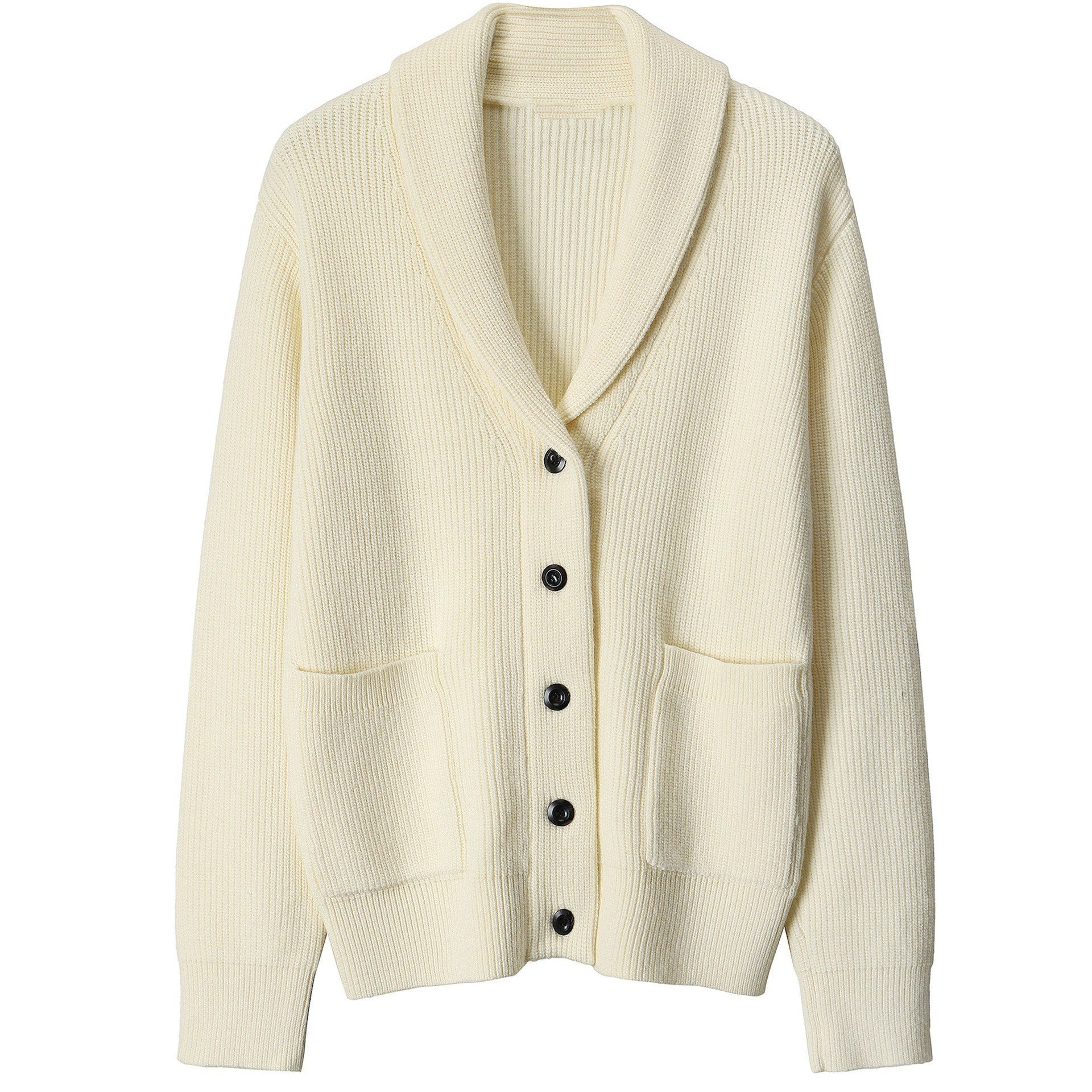 Gavin | Men's Shawl Collar Cardigan | Ribbed Knit Button-Up for Casual and Dressy Occasions