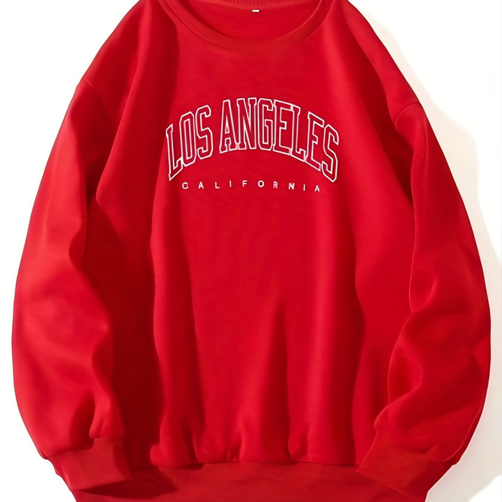 Kate | Unisex Printed Winter Sweatshirt with Crewneck