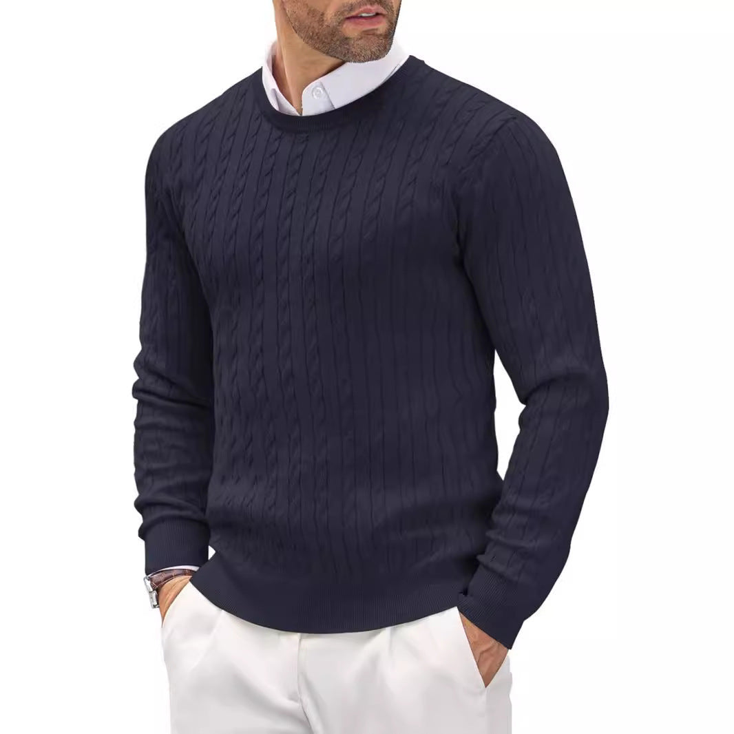 Arthur | Men's Slim Fit Fine Knit Crew Neck Sweater