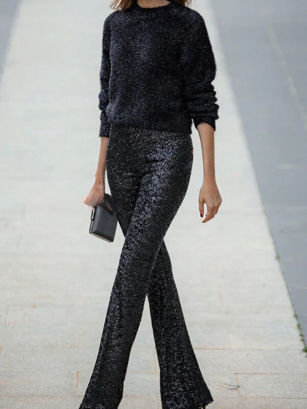 Emma – Women's Glitter Trousers