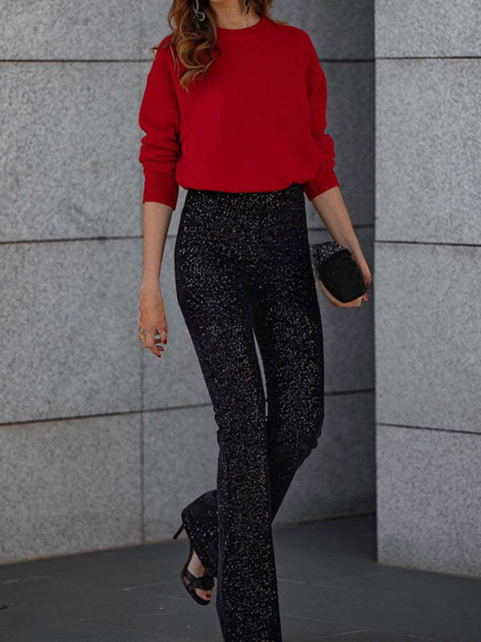 Emma – Women's Glitter Trousers