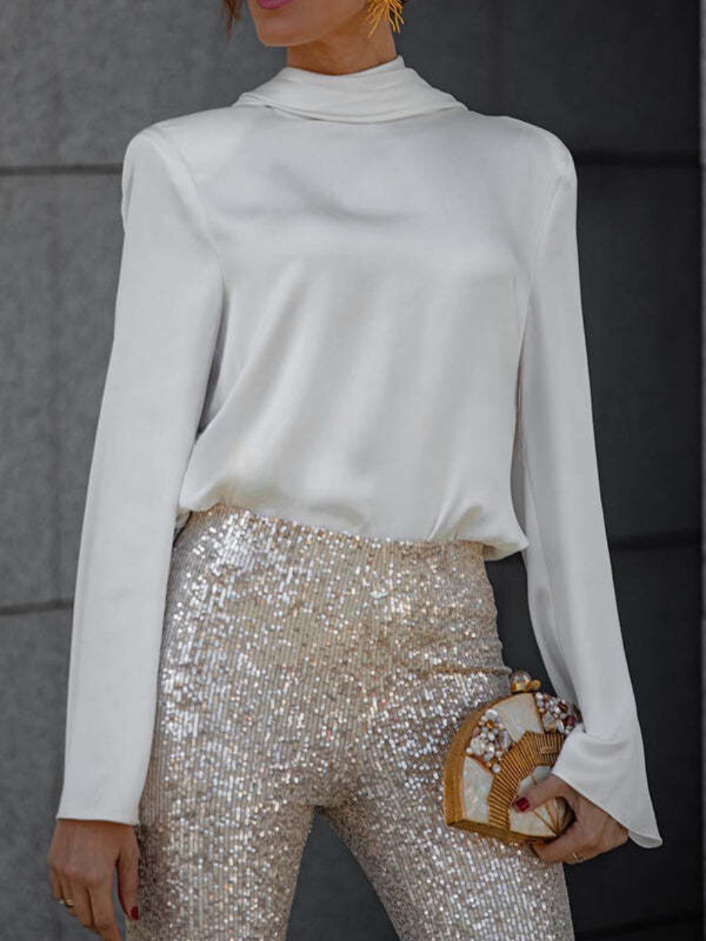 Emma – Women's Glitter Trousers