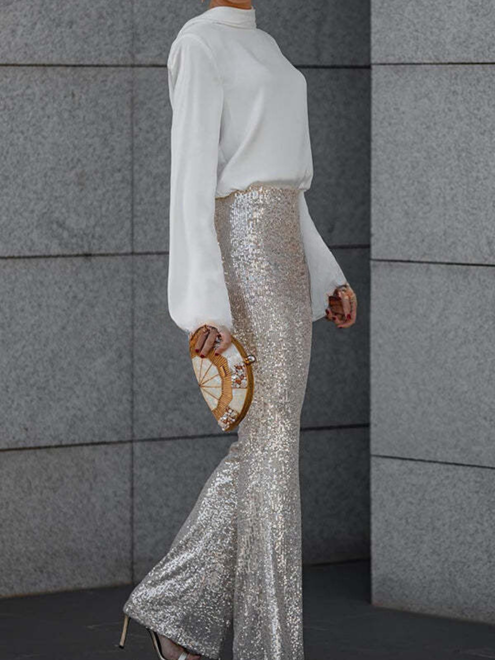 Emma – Women's Glitter Trousers