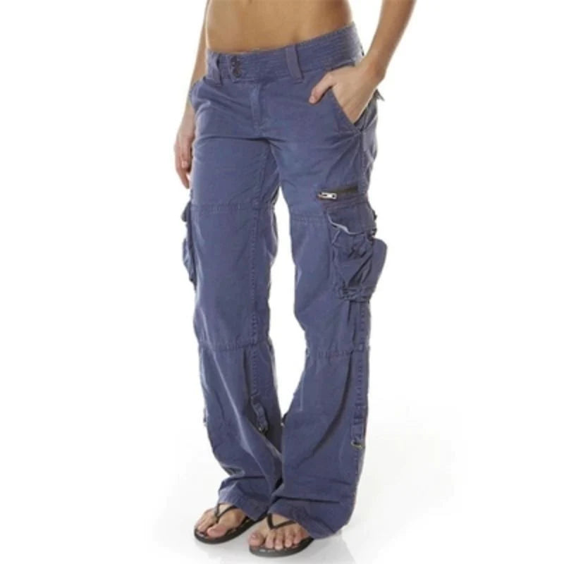 Trendy Cargo Pants with Multiple Pockets