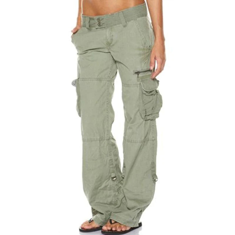Trendy Cargo Pants with Multiple Pockets