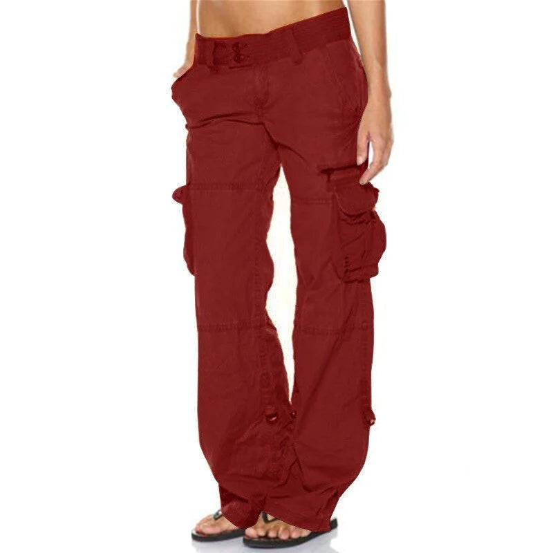 Trendy Cargo Pants with Multiple Pockets