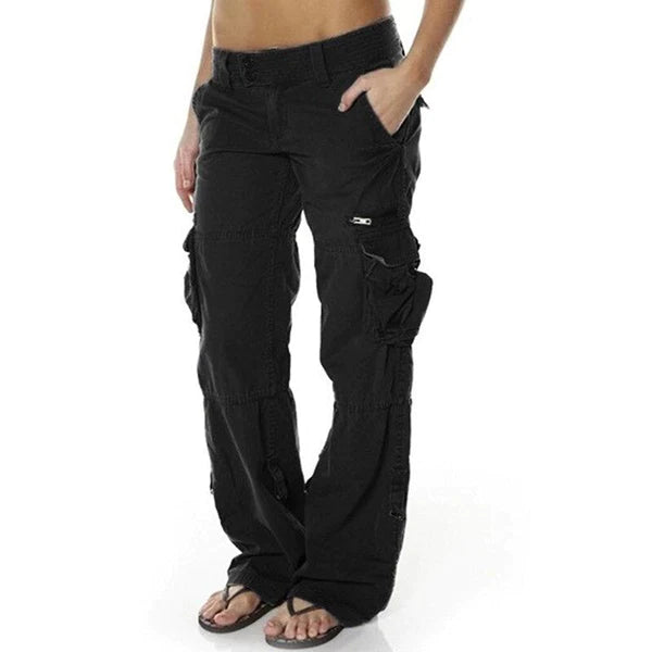 Trendy Cargo Pants with Multiple Pockets