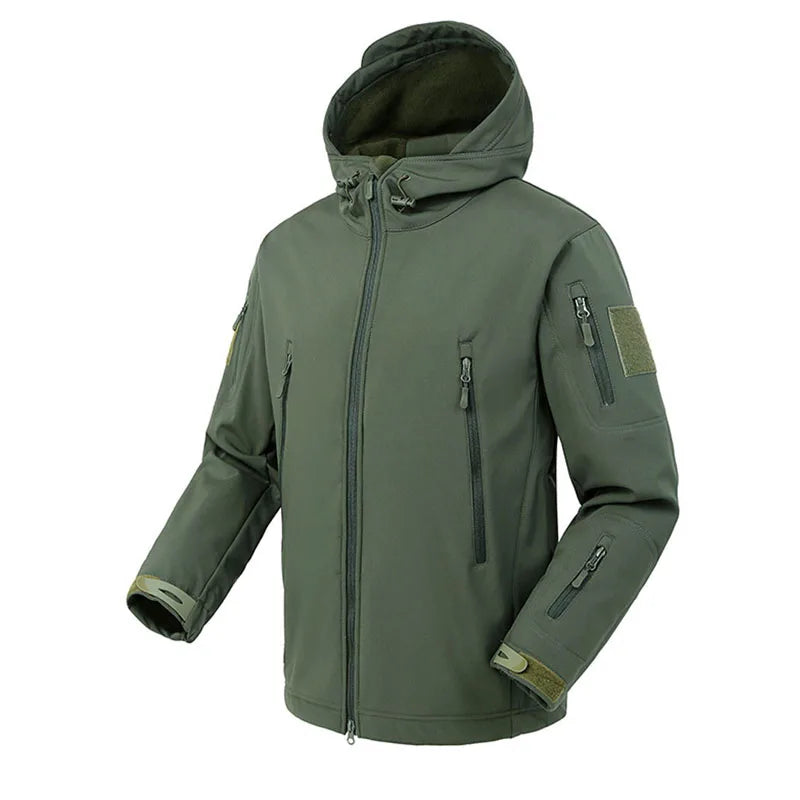 Victor | Men's Waterproof Rain Jacket with Fleece Lining for Outdoor Hiking