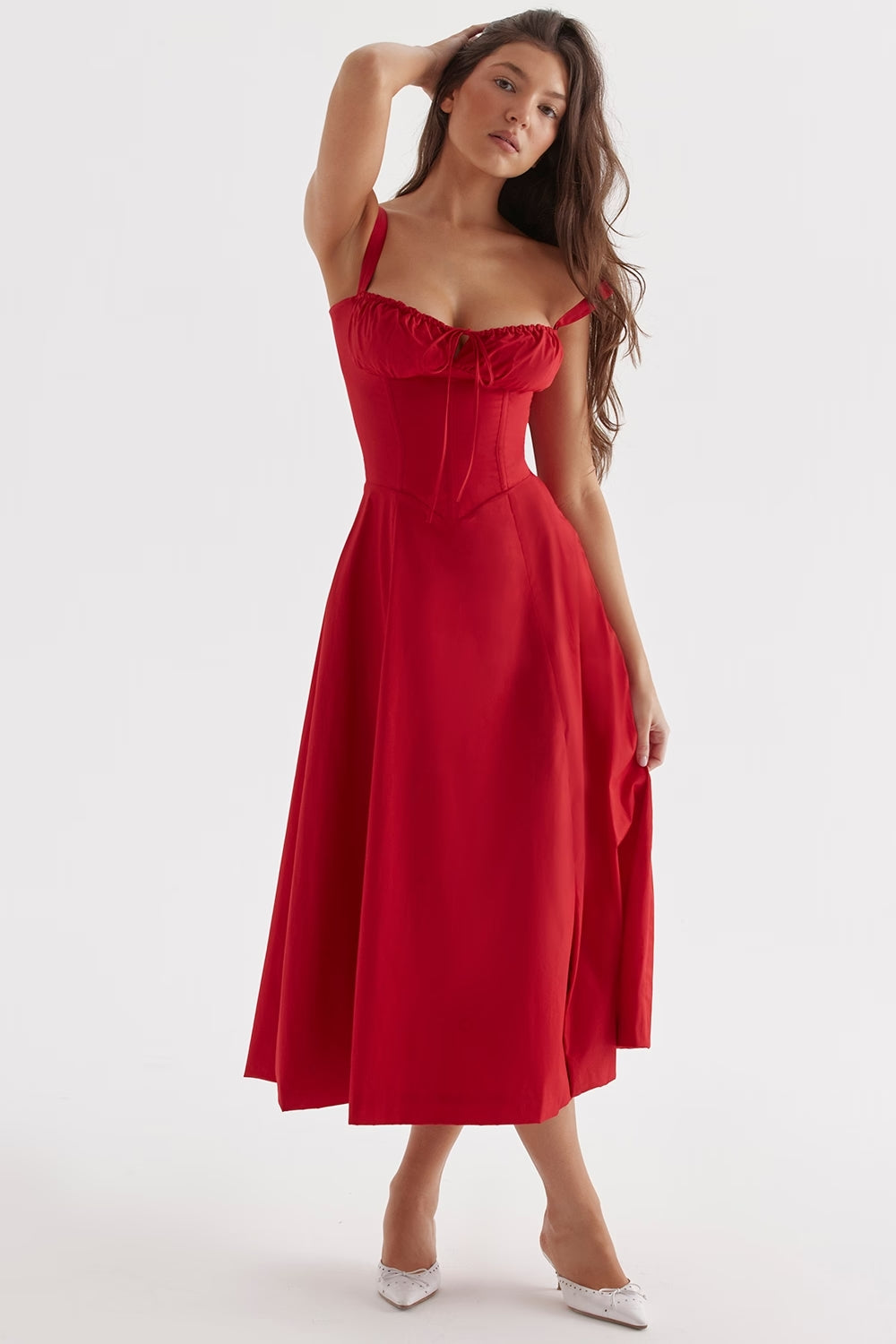 Sally | Floral Elegance Spring Party Dress