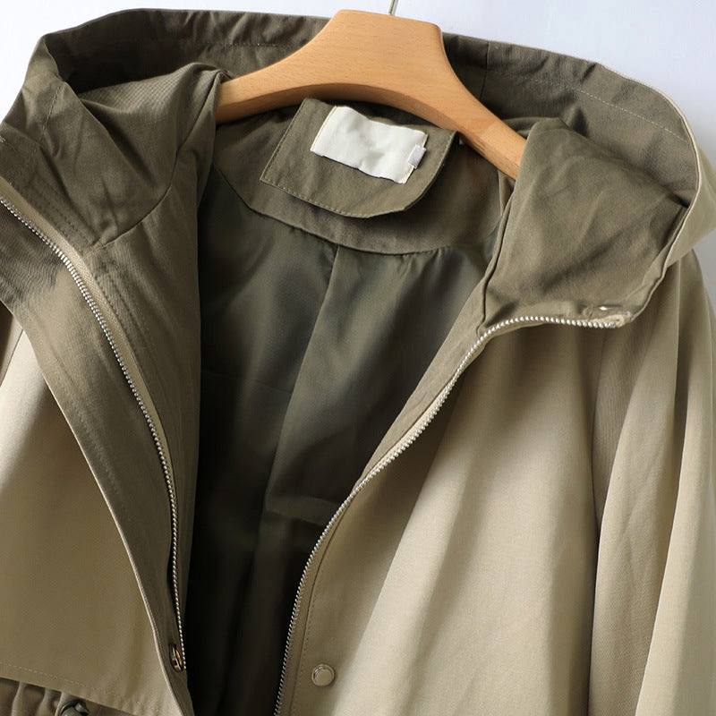 Zoe | Women's Winter Trenchcoat with Hood