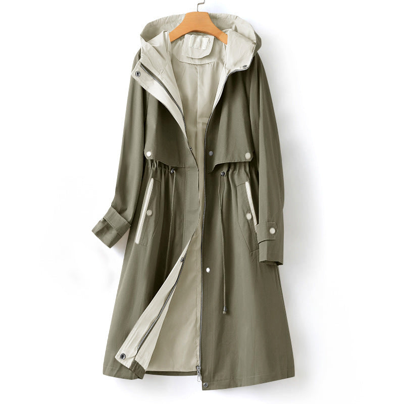Zoe | Women's Winter Trenchcoat with Hood