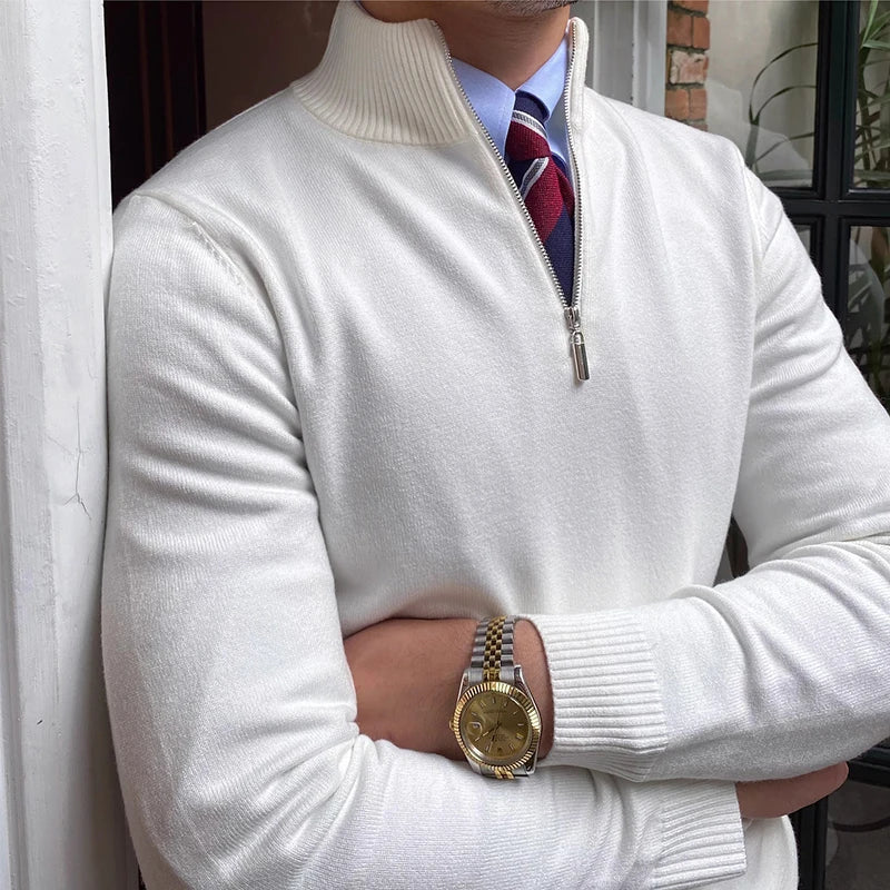 Logan | Men's Half-Zip Sweater