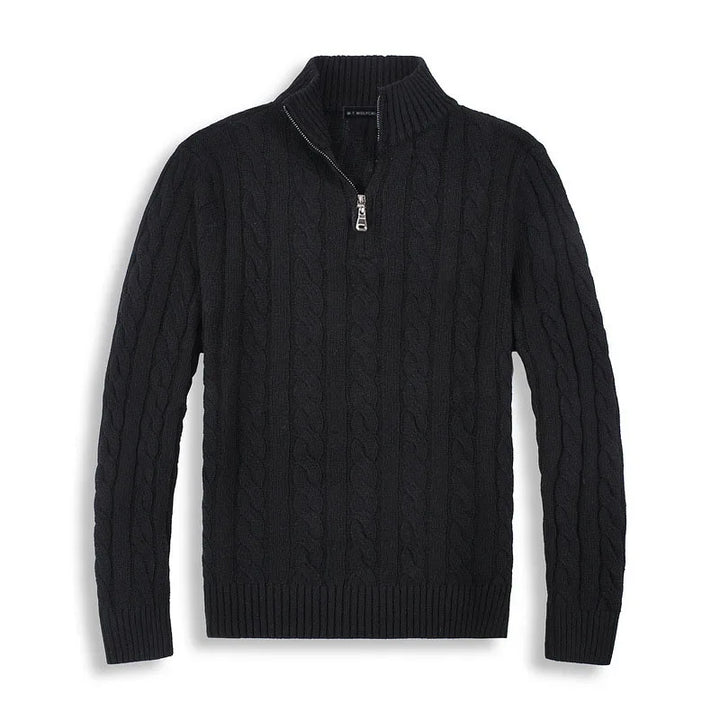 Luke | Old Money Half Zip Sweater for Men