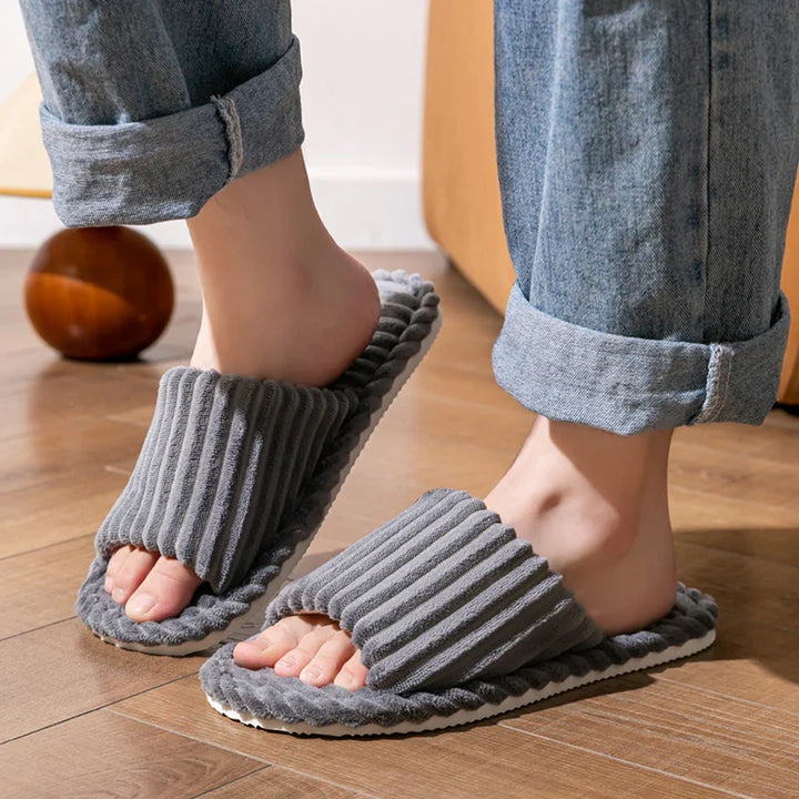 Lily | Open-Toe Unisex Indoor Slippers
