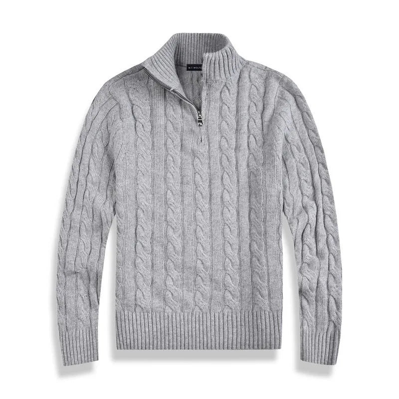 Luke | Old Money Half Zip Sweater for Men