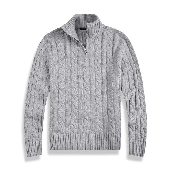 Luke | Old Money Half Zip Sweater for Men