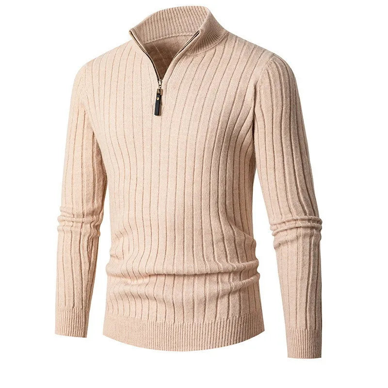 Aaron | Men's Half-Zip Sweater