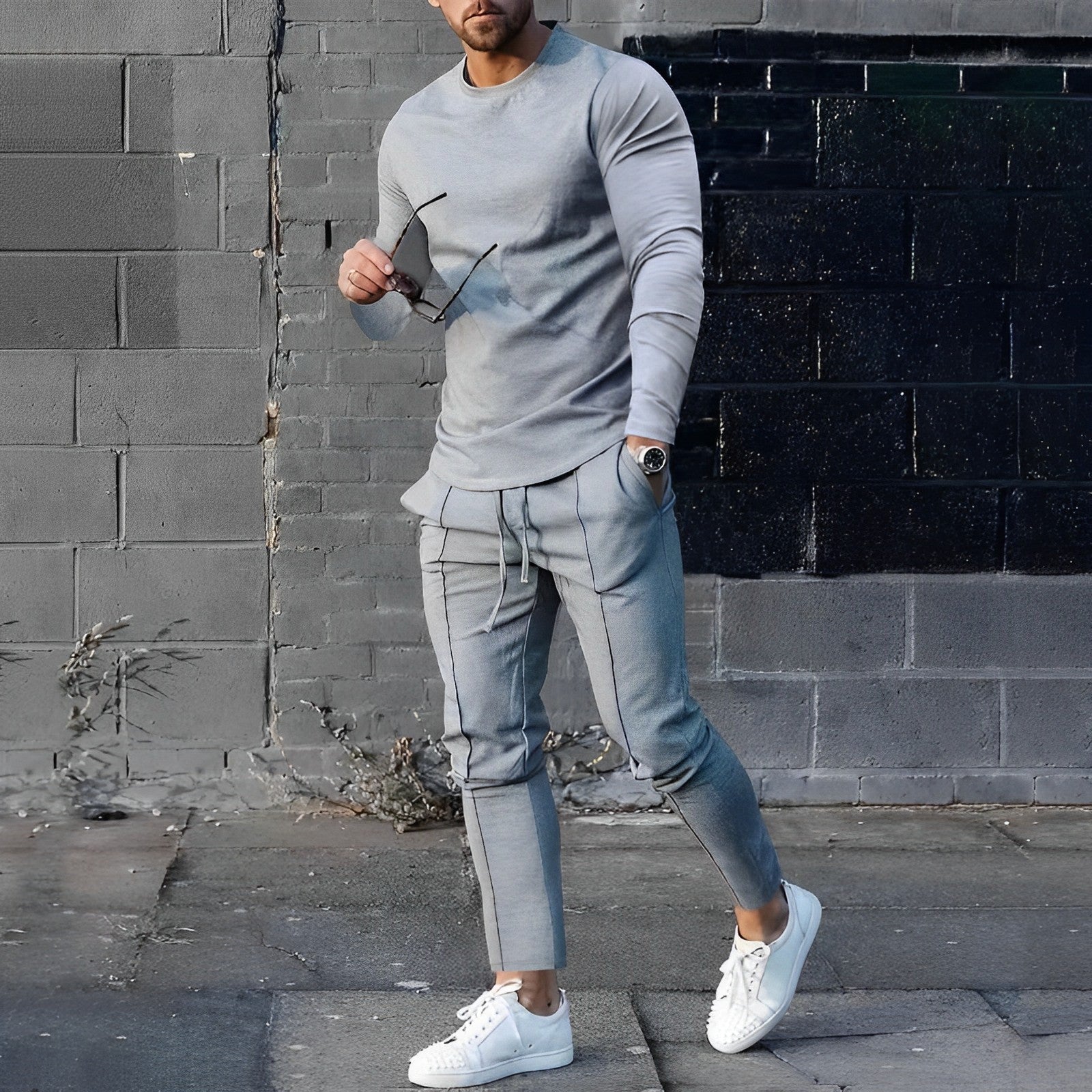 Men's Stylish Set - Trendy, Comfortable, All-in-One Outfit