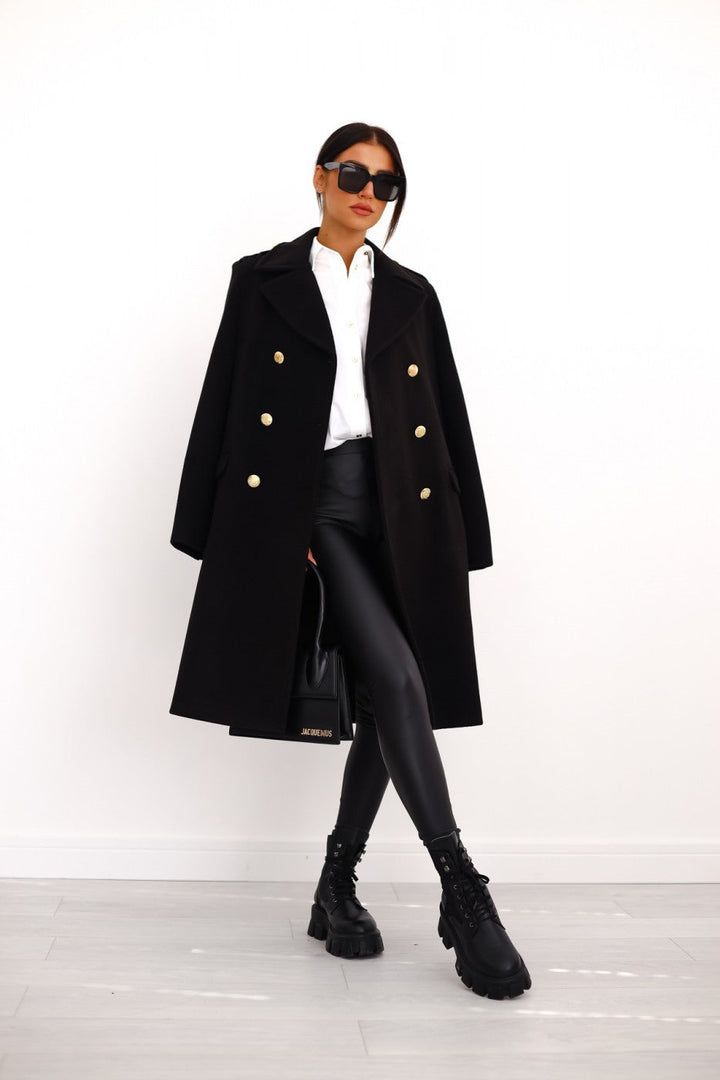Mia | Women's Winter Trenchcoat with Notched Collar