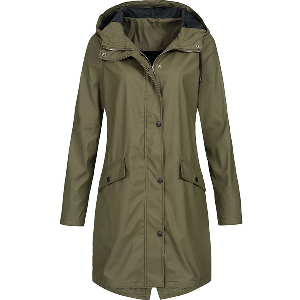 Leah | Stylish Women's Raincoat with Hood