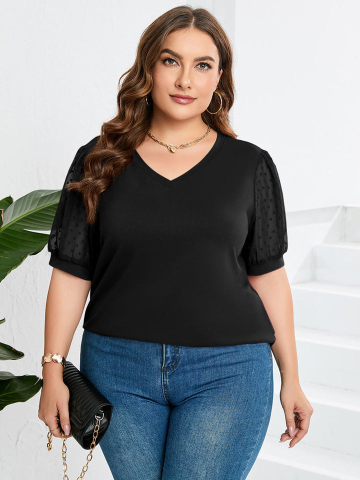 Janne | Chic V-Neck Top for Effortless Style