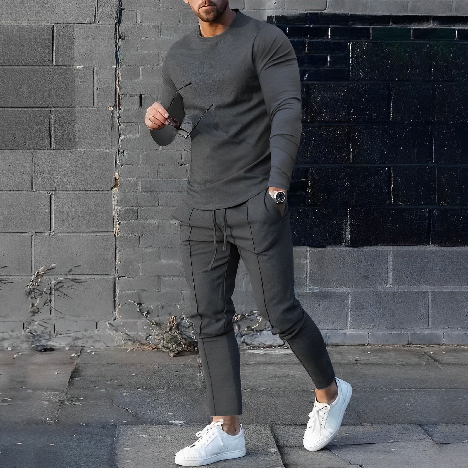 Men's Stylish Set - Trendy, Comfortable, All-in-One Outfit