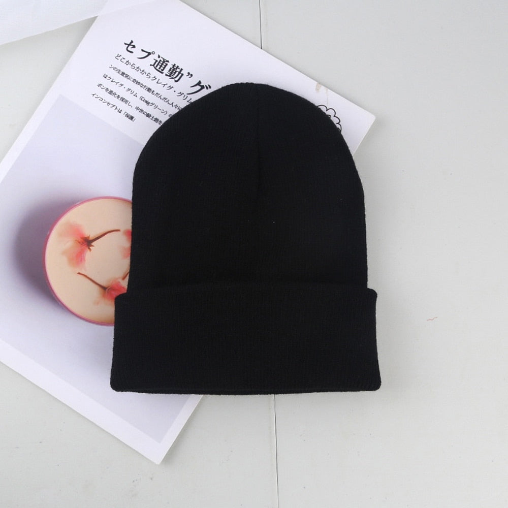 Unisex Knit Beanie with Folded Cuff