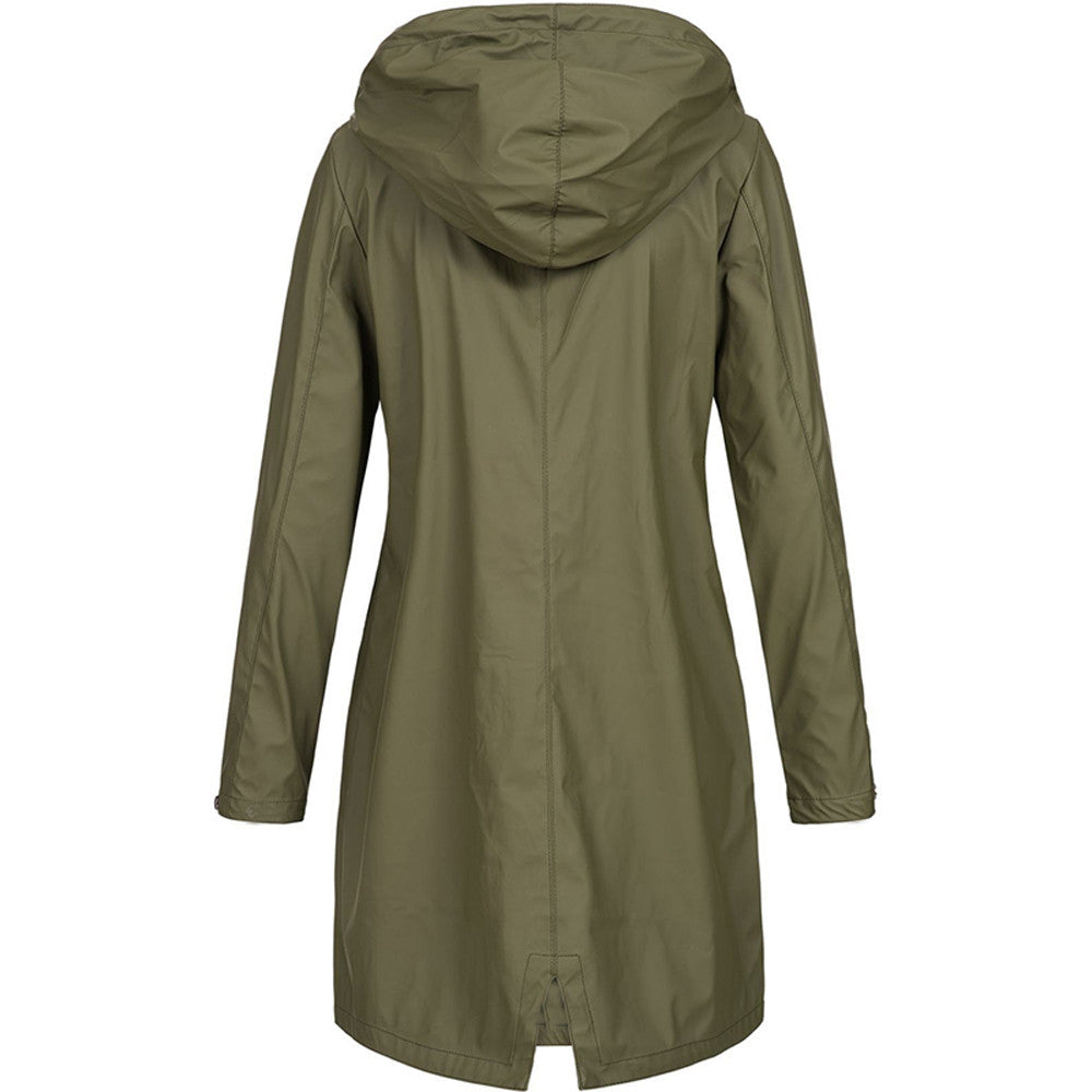 Leah | Stylish Women's Raincoat with Hood