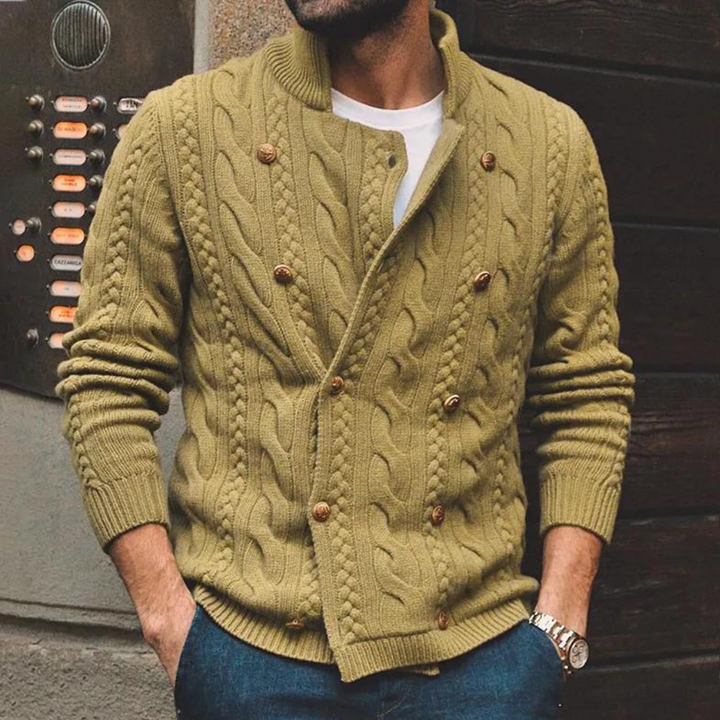 James | Modern Men's Cardigan Sweater
