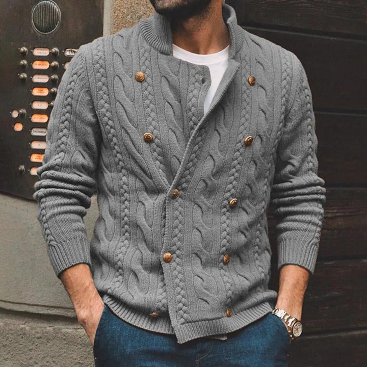 James | Modern Men's Cardigan Sweater
