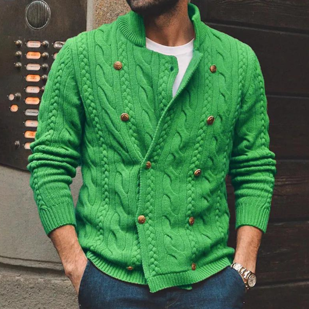 James | Modern Men's Cardigan Sweater