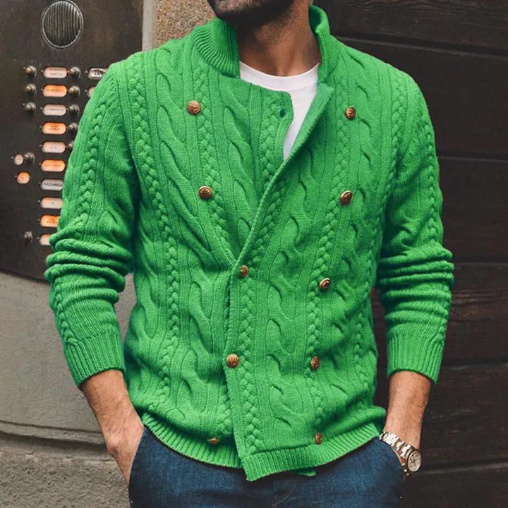 James | Modern Men's Cardigan Sweater