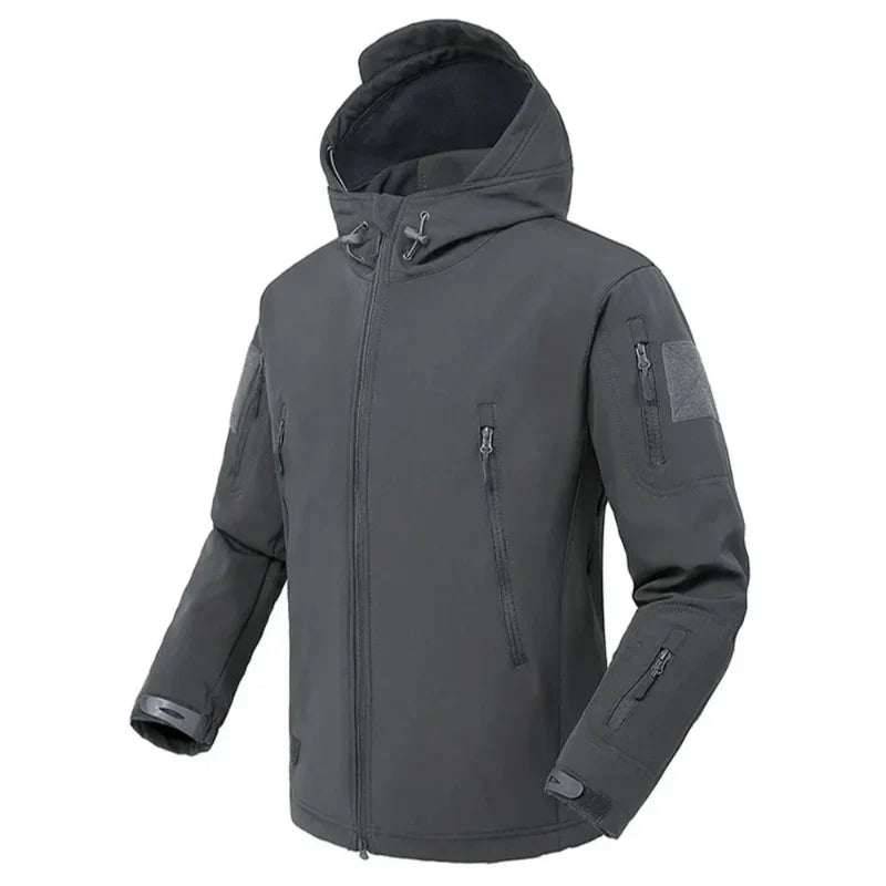 Victor | Men's Waterproof Rain Jacket with Fleece Lining for Outdoor Hiking