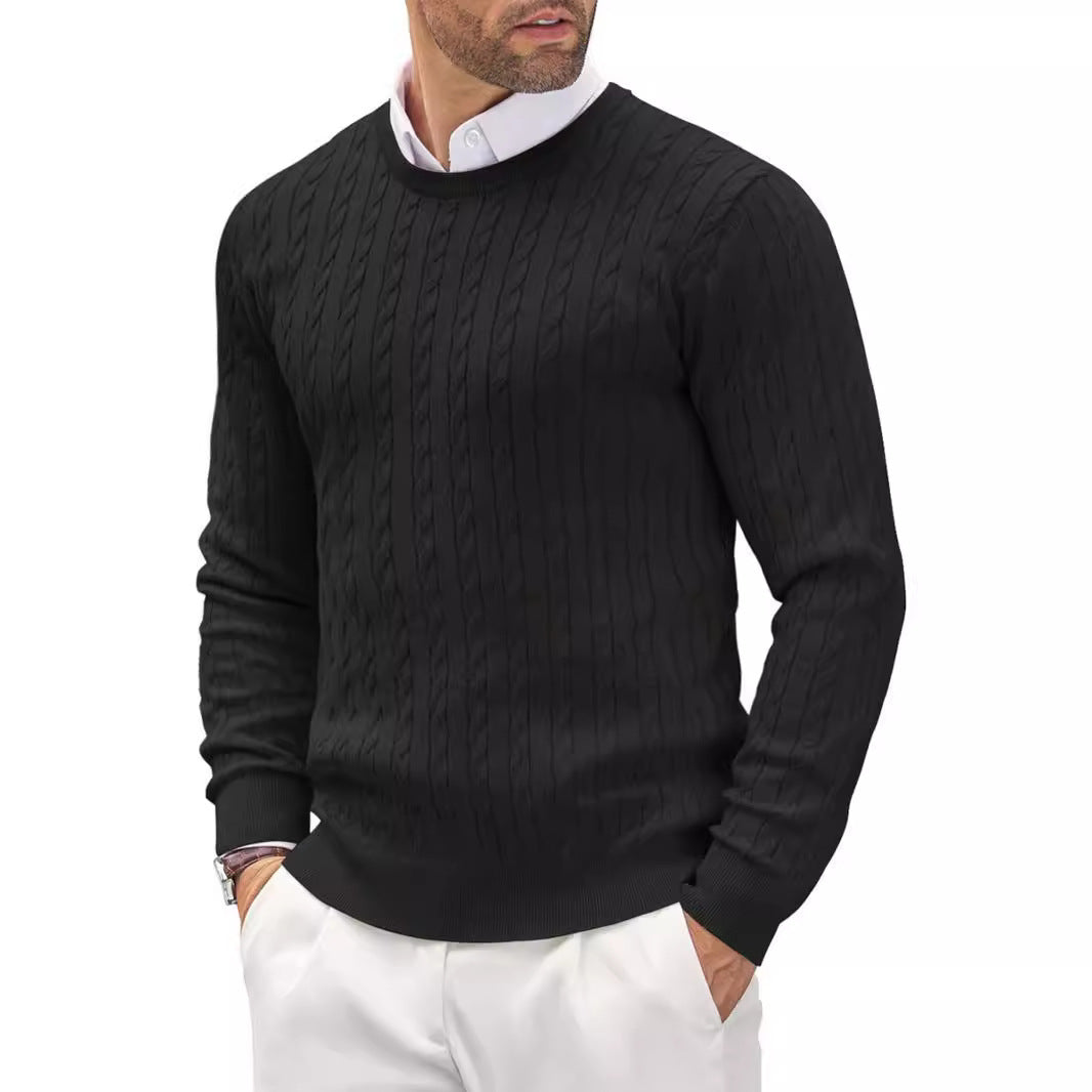Arthur | Men's Slim Fit Fine Knit Crew Neck Sweater