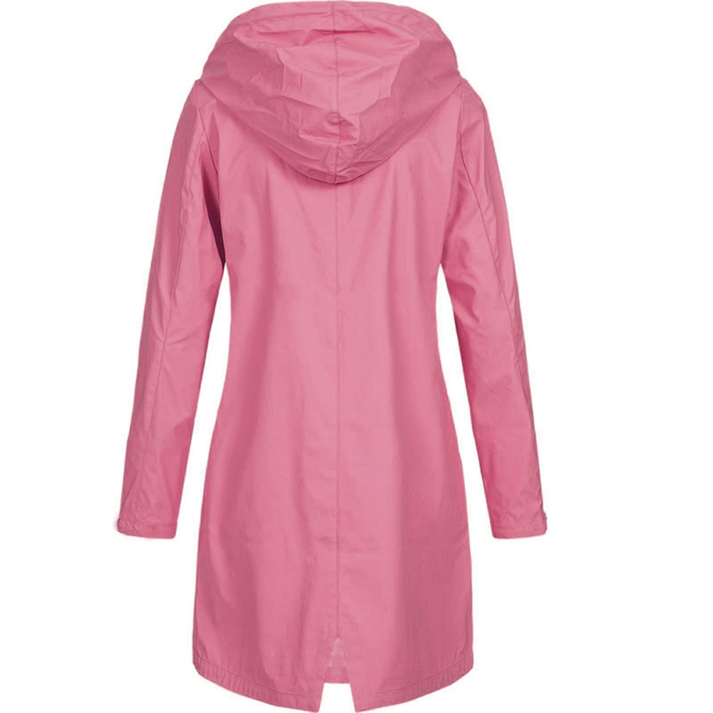 Leah | Stylish Women's Raincoat with Hood