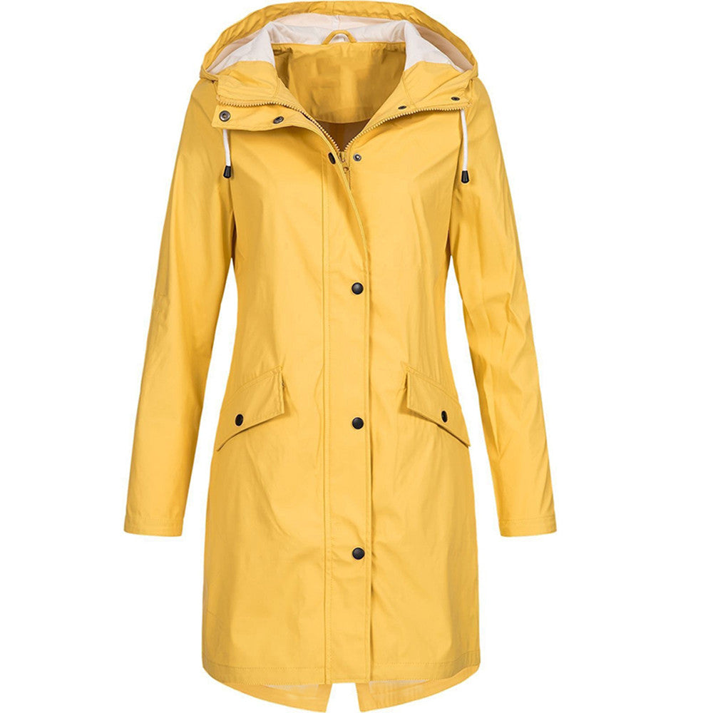 Leah | Stylish Women's Raincoat with Hood