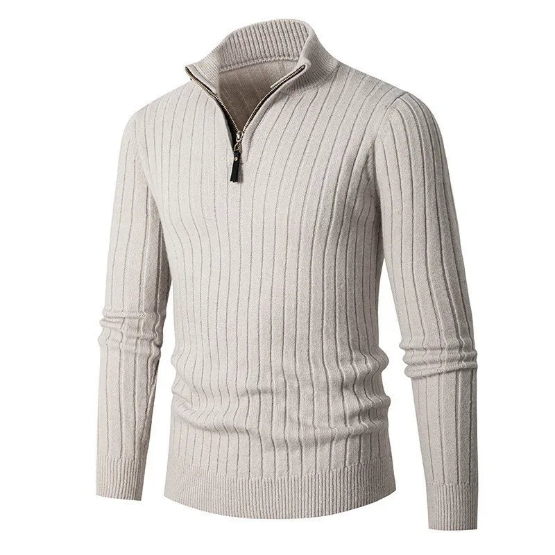 Aaron | Men's Half-Zip Sweater