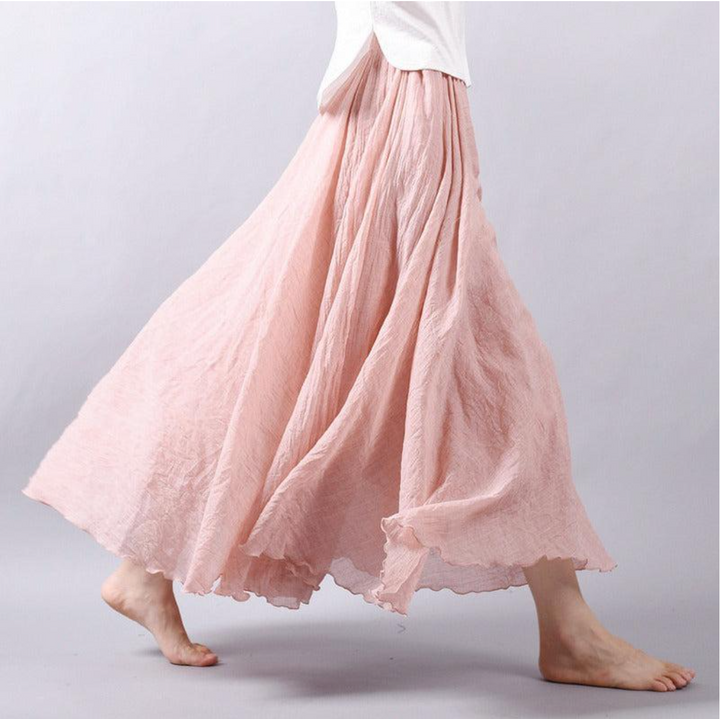 Elegant Flowing Maxi Skirt for Summer