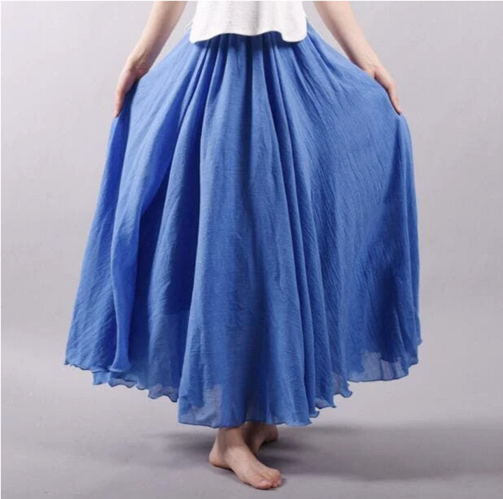 Elegant Flowing Maxi Skirt for Summer