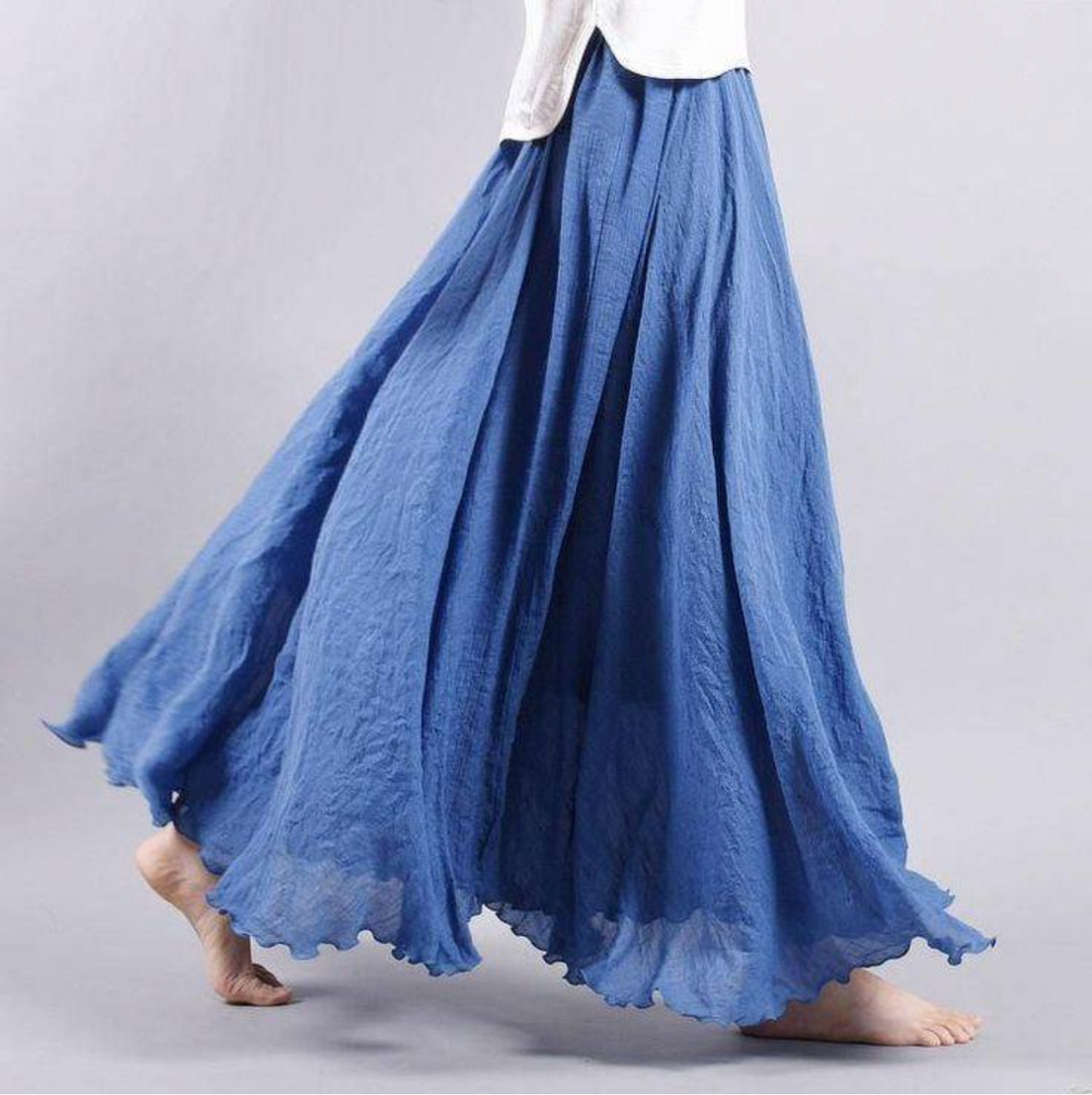 Elegant Flowing Maxi Skirt for Summer