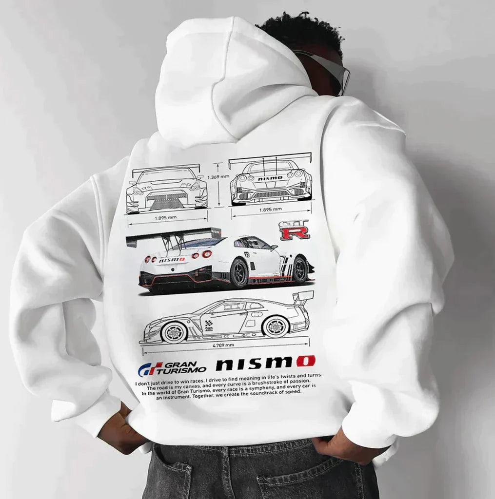 Oliver | Men's Oversized Racing Hoodie