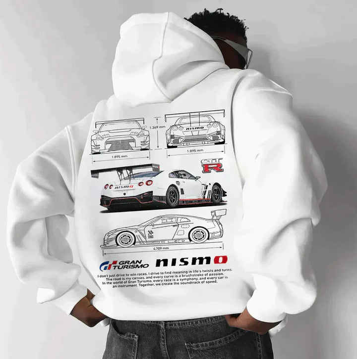 Oliver | Men's Oversized Racing Hoodie