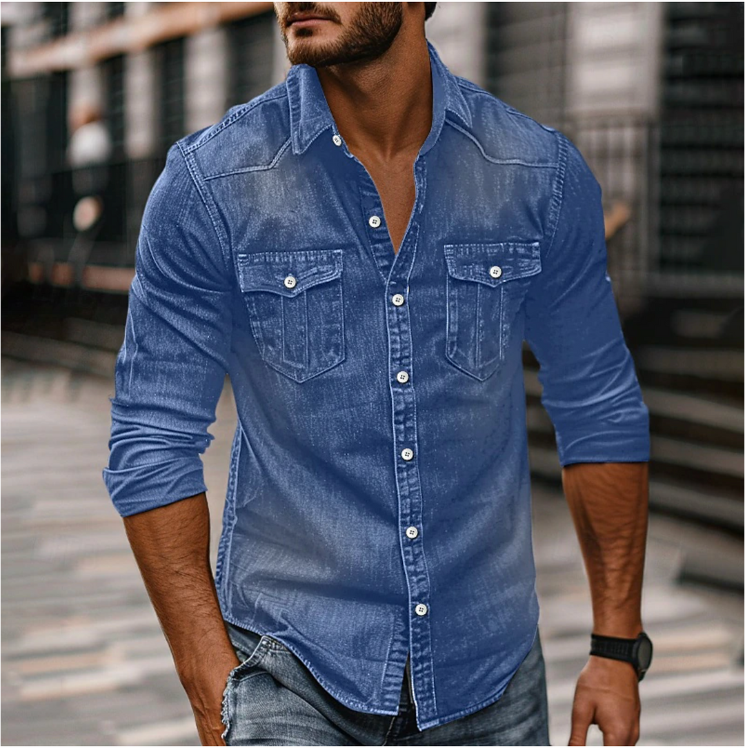 Hans | Denim Shirt for Men
