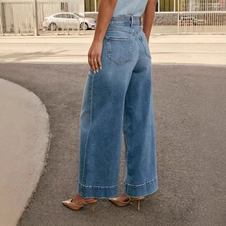 Lily | High Waist Women's Wide Leg Mom Jeans