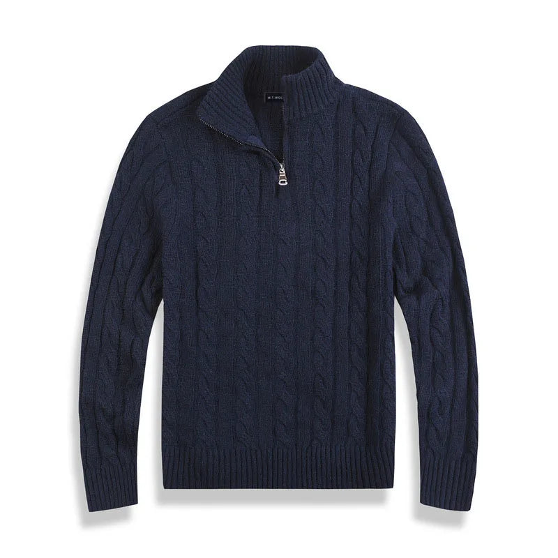 Luke | Old Money Half Zip Sweater for Men